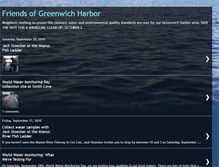 Tablet Screenshot of friendsofgreenwichharbor.blogspot.com