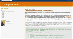 Desktop Screenshot of happynomad121.blogspot.com