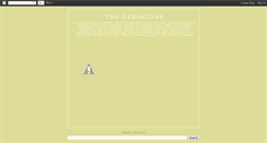 Desktop Screenshot of herdstone.blogspot.com