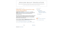 Desktop Screenshot of english-malay-translation.blogspot.com