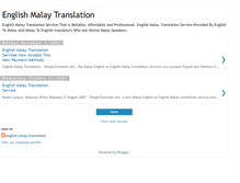 Tablet Screenshot of english-malay-translation.blogspot.com