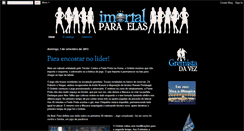 Desktop Screenshot of imortalparaelas.blogspot.com