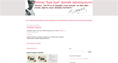 Desktop Screenshot of dilimebyebyedemekistemiyorum.blogspot.com