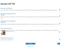 Tablet Screenshot of mandiri107fm.blogspot.com