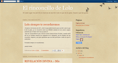 Desktop Screenshot of elrinconcillodelolo.blogspot.com