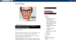 Desktop Screenshot of parent-helper.blogspot.com
