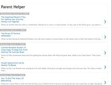 Tablet Screenshot of parent-helper.blogspot.com