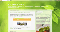 Desktop Screenshot of natural-justice.blogspot.com
