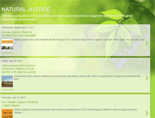 Tablet Screenshot of natural-justice.blogspot.com