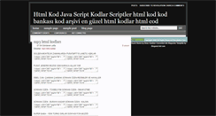 Desktop Screenshot of html-kod-sitesi.blogspot.com