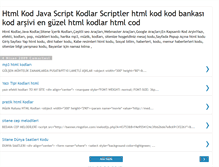 Tablet Screenshot of html-kod-sitesi.blogspot.com