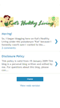 Mobile Screenshot of katzhealthyliving.blogspot.com