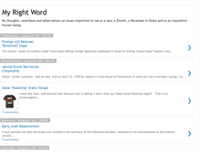 Tablet Screenshot of myrightword.blogspot.com