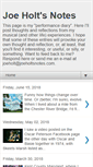 Mobile Screenshot of joeholtsnotes.blogspot.com