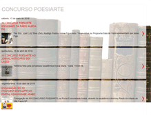 Tablet Screenshot of concursopoesiarte.blogspot.com