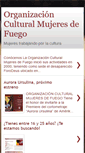 Mobile Screenshot of mujeresdefuego.blogspot.com