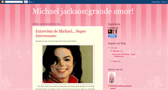 Desktop Screenshot of michaeljacksongrandeamor.blogspot.com