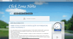 Desktop Screenshot of clickzonanorte.blogspot.com