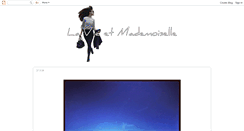 Desktop Screenshot of lavieetmademoiselle.blogspot.com