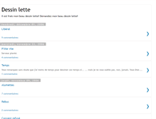 Tablet Screenshot of dessinlette.blogspot.com