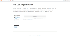 Desktop Screenshot of losangelesriver.blogspot.com