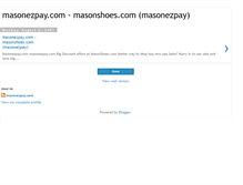 Tablet Screenshot of masonezpay.blogspot.com