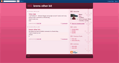 Desktop Screenshot of brens-other-bit.blogspot.com