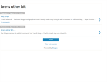 Tablet Screenshot of brens-other-bit.blogspot.com