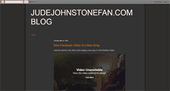 Desktop Screenshot of judejohnstonefanblog.blogspot.com