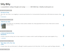 Tablet Screenshot of onesillybilly.blogspot.com