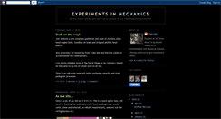Desktop Screenshot of mechanicalexperiment.blogspot.com