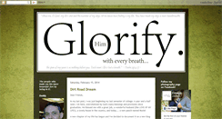 Desktop Screenshot of glorifyhimwitheverybreath.blogspot.com