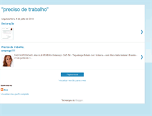 Tablet Screenshot of ana-precisodetrabalho.blogspot.com