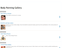 Tablet Screenshot of bodipaintinggallery.blogspot.com