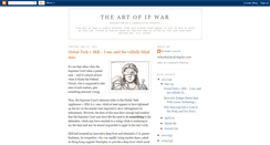 Desktop Screenshot of patent-warrior.blogspot.com