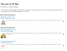 Tablet Screenshot of patent-warrior.blogspot.com