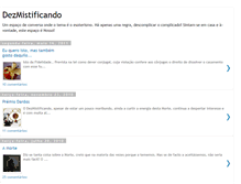 Tablet Screenshot of dezmistificando.blogspot.com