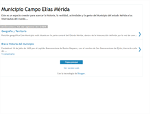 Tablet Screenshot of campoeliasmerida.blogspot.com