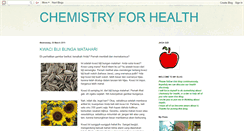 Desktop Screenshot of chemistryforhealth.blogspot.com