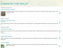 Tablet Screenshot of chemistryforhealth.blogspot.com