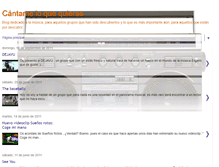 Tablet Screenshot of cantaloquequieras.blogspot.com