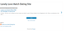 Tablet Screenshot of lonelylovematch.blogspot.com