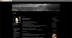 Desktop Screenshot of enlacadenciaestaelmodo.blogspot.com