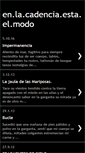 Mobile Screenshot of enlacadenciaestaelmodo.blogspot.com