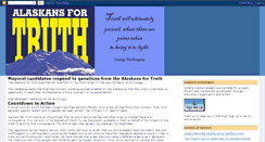 Desktop Screenshot of alaskansfortruth.blogspot.com