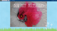 Desktop Screenshot of bowpeepaccessories.blogspot.com