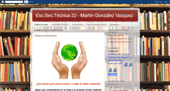 Desktop Screenshot of escuelasecundariatec22.blogspot.com