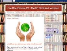 Tablet Screenshot of escuelasecundariatec22.blogspot.com