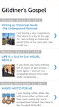 Mobile Screenshot of gildinersgospel.blogspot.com