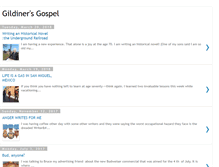 Tablet Screenshot of gildinersgospel.blogspot.com